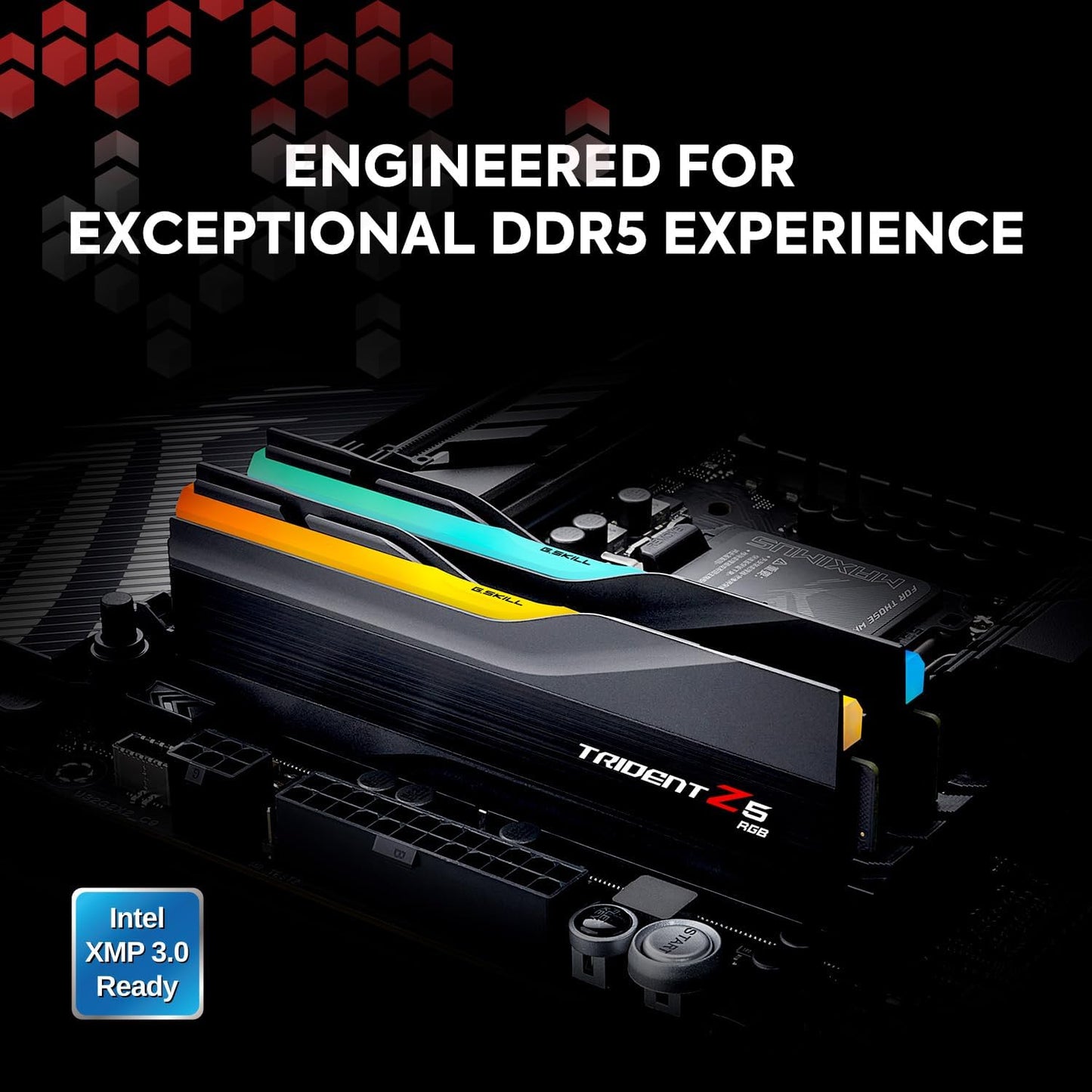 G-SKILL TRIDENT Z5 64GB(2x32GB) DDR5 6000MHz RGB GAMING MEMORY