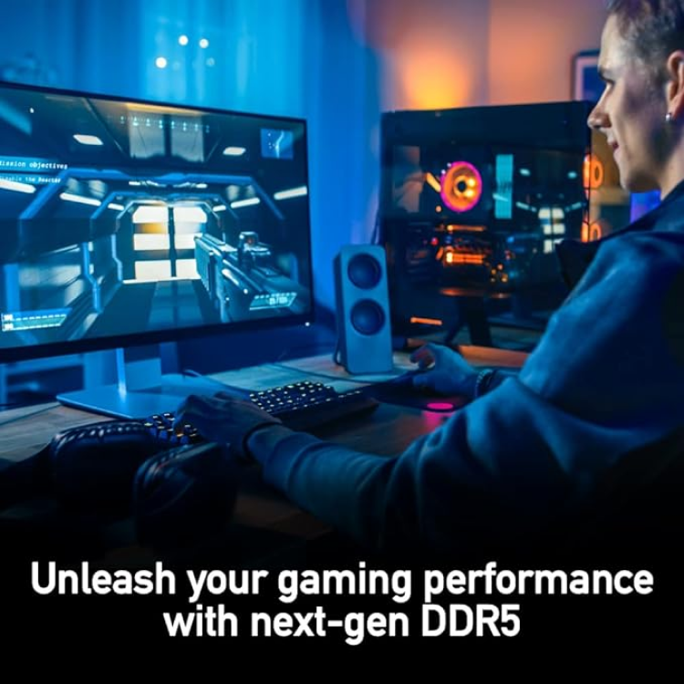 Lexar® ARES RGB DDR5 Desktop Memory Black (2x16gb) 6400mhz