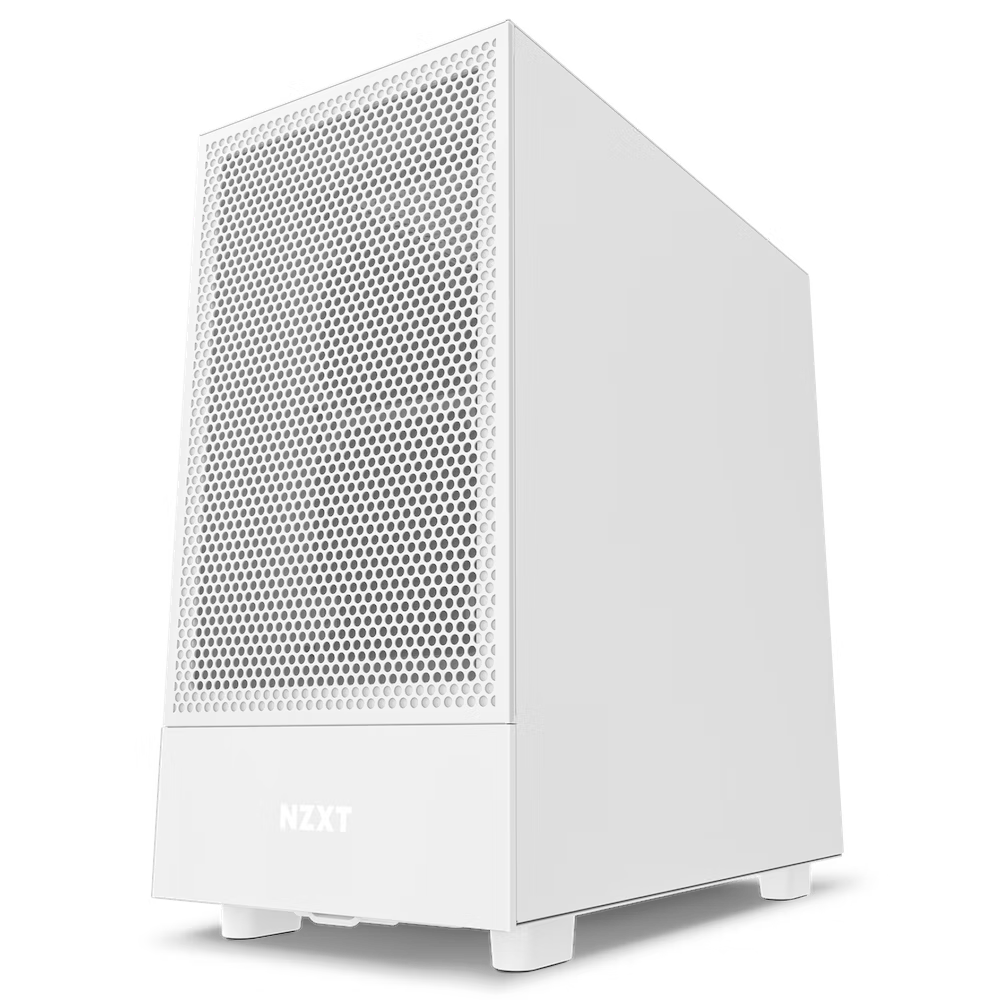 Casing H5 Flow Edition All Black/White Mid Tower Gaming