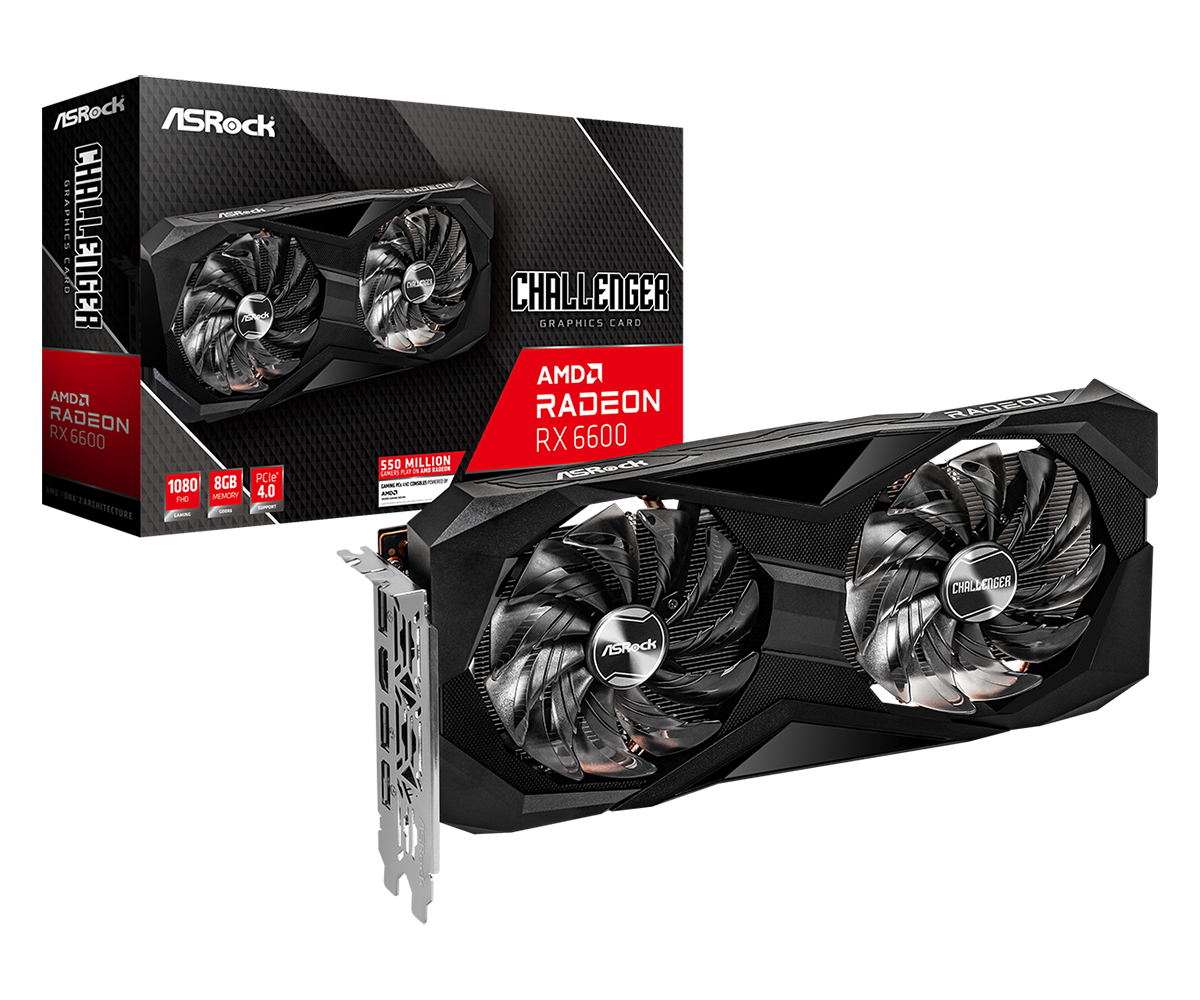 AMD Radeon™ RX 6600 Challenger D 8GB