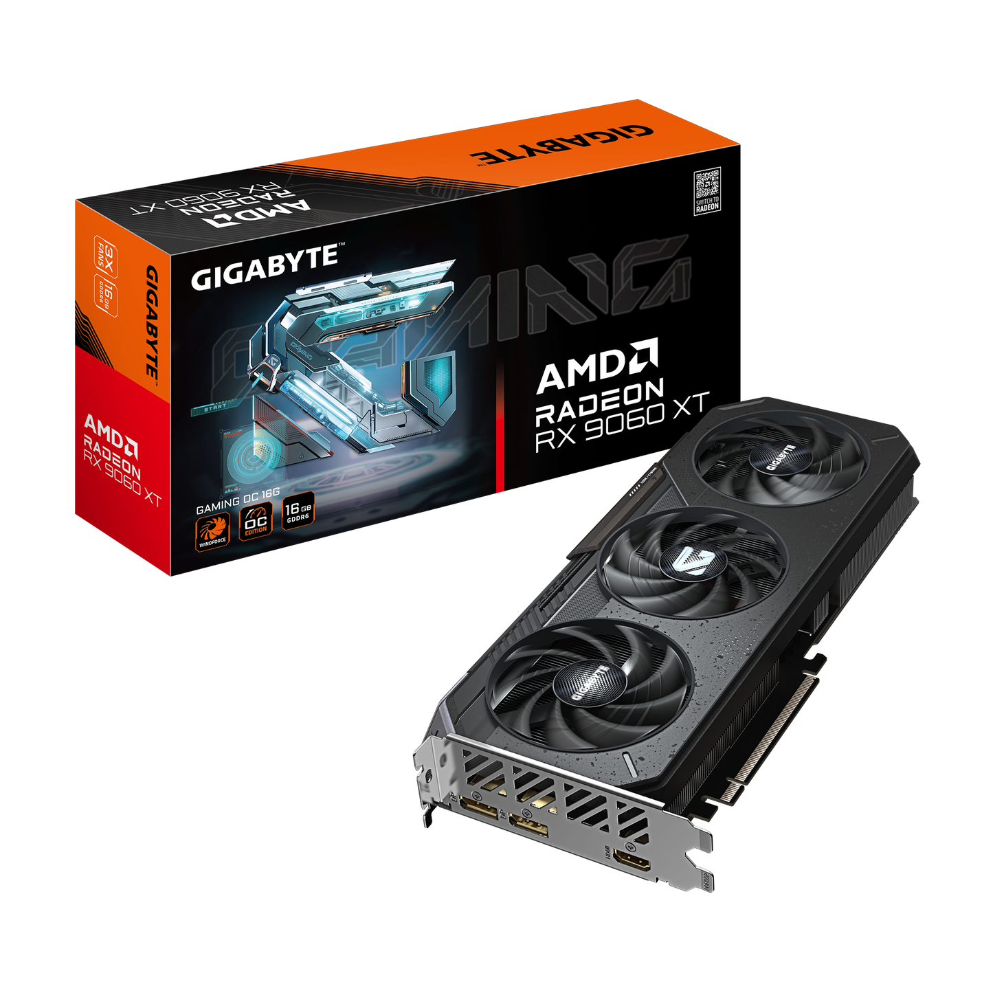 Gigabyte Radeon RX 9060 XT GAMING OC 16G Graphics Card