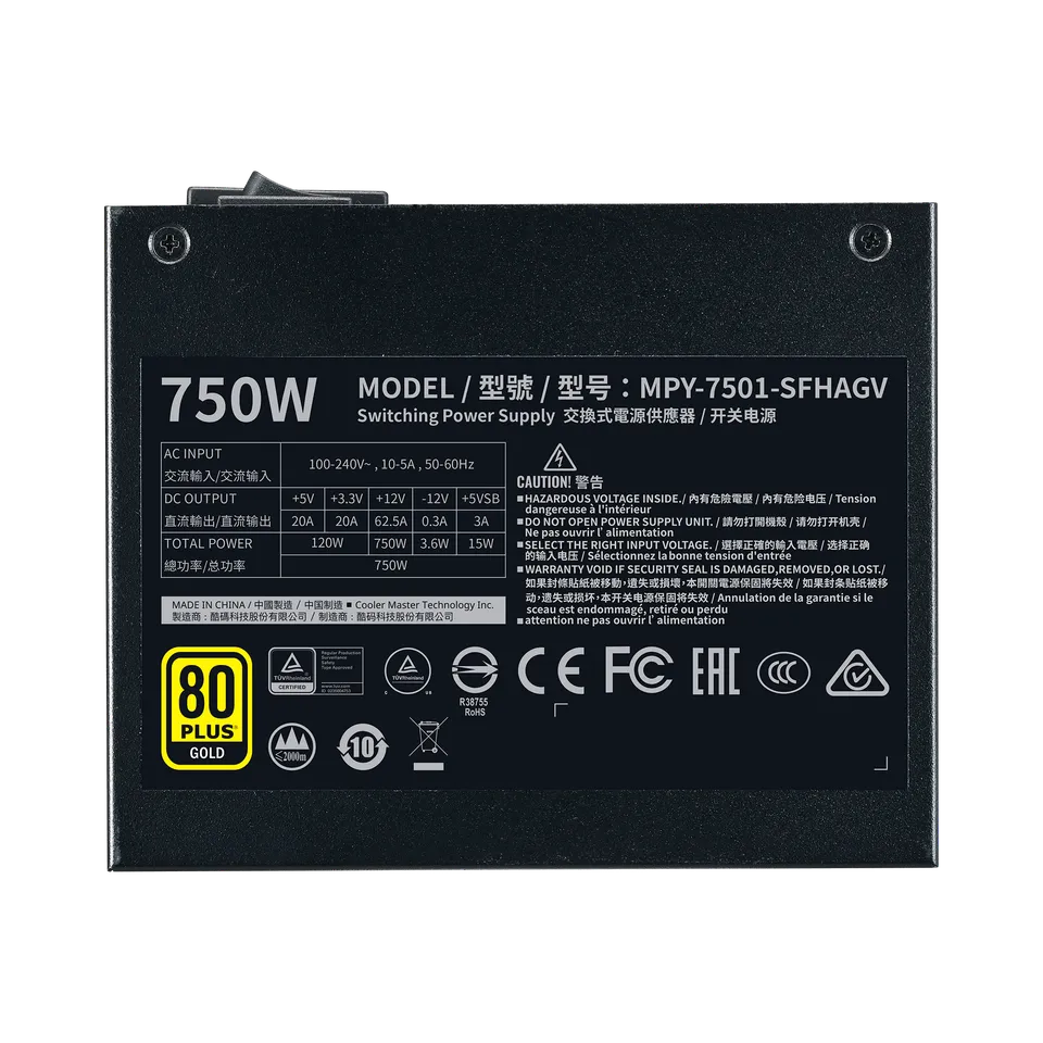 Cooler Master SFX 750W ATX 3.1 Fully Modular 80 plus Gold