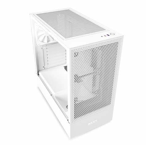 Casing H5 Flow Edition All Black/White Mid Tower Gaming