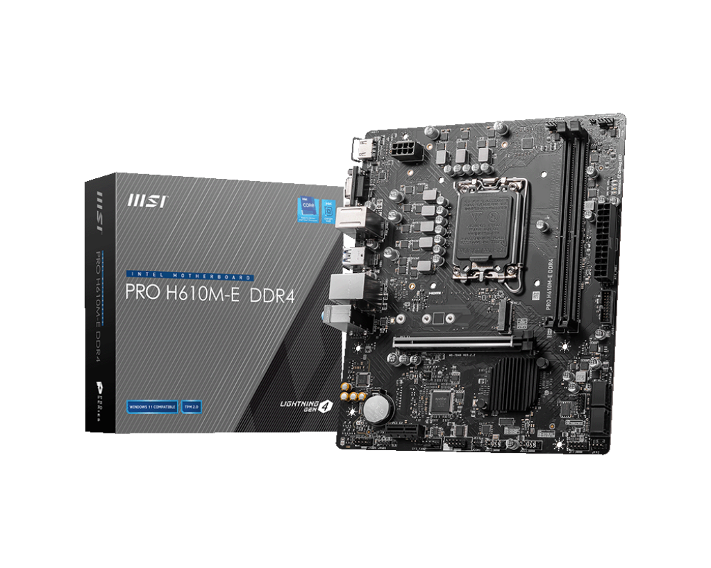 MSI PRO H610M-E DDR4 LGA1700