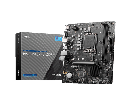 MSI PRO H610M-E DDR4 LGA1700