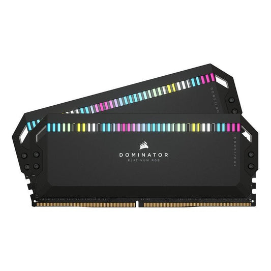DOMINATOR® PLATINUM RGB 64GB (2x32GB) DDR5 DRAM 6000MT/s CL40 Memory Kit — Black