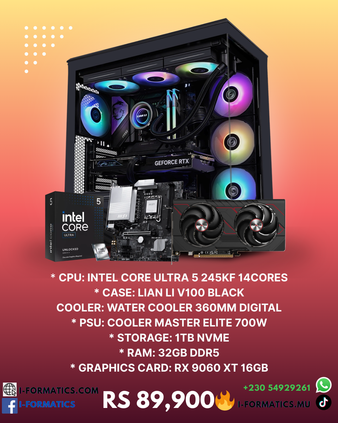 The Next-Gen Hybrid Powerhouse - RX9060XT 16GB