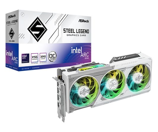 Intel Arc B580 Steel Legend 12GB OC B580 SL 12GO