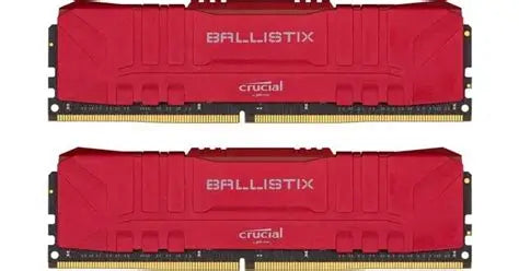 Crucial Ballistix 3600 MHz, DDR4 Desktop Gaming Memory Kit 16GB (8GB x2) Red
