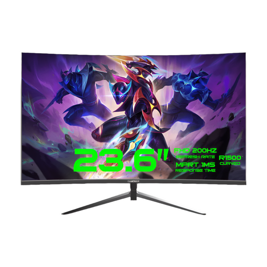 Gamemax Monitor GMX24C200 – 23.6” Curved 200Hz Gaming